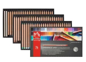 Caran d'Ache Luminance 6901 76 kolorów - komplet kredek artystycznych