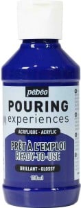 CYAN BLUE, farba akrylowa Pouring Experience PeBeo 118ml