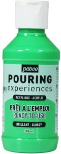 BRIGHT GREEN, farba akrylowa Pouring Experience PeBeo 118ml