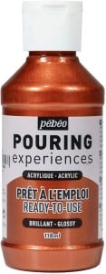 COPPER, farba akrylowa Pouring Experience PeBeo 118ml