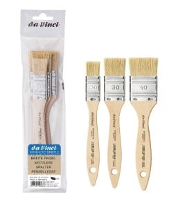 Da Vinci Mottler 2429 set 3 szt - zestaw 3 pędzli ze szczeciny syntetycznej