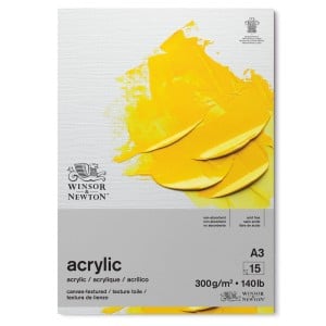 W&N Acrylic Pad 300g 15ark - blok do malarstwa akrylowego
