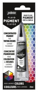 Pebeo Fluid Pigment SILVER 20ml - płynny pigment