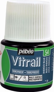 Vitrail Transparent 54 INDYGO BLUE - farba witrażowa