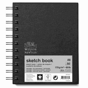 W&N Sketch Book 170g 50ark - szkicownik książkowy na sprężynie