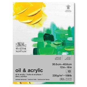 W&N Oil&Acrylic Pad 230g 10ark - blok do malarstwa olejnego i akrylowego
