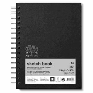 W&N Sketch Book 110g 80ark - szkicownik książkowy na sprężynie