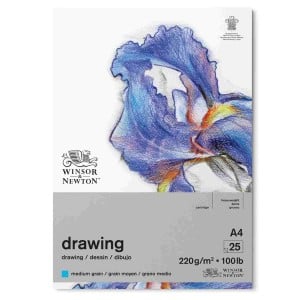 W&N Drawing Pad Medium 220g 25ark - blok do rysunku średnio ziarnisty