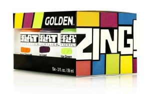 Golden SoFlat ZING Set 6x59ml - komplet farb akrylowych