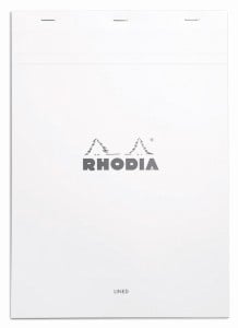 Rhodia Blok Szyty N18  80g 80ark. w linie - Biały