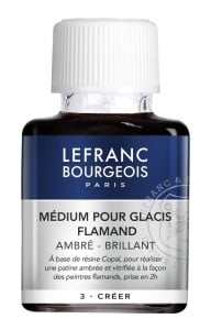L&F Flemish Amber Glazing Medium - wielofunkcyjne medium do farb olejnych
