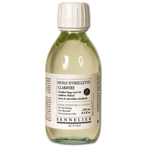Sennelier Clarified Linseed Oil - olej lniany oczyszczony