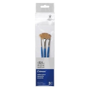 W&N Cotman Brush SH 3szt Set 3 - komplet 3 pędzli akwarelowych