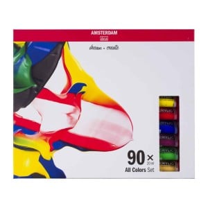 Amsterdam Acrylic ALL COLORS SET 20mlx90 kolorów - komplet farb akrylowych