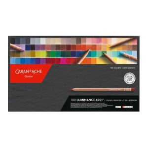 Caran d'Ache Luminance 9601 100 kolorów - komplet kredek artystycznych