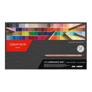 Caran d'Ache Luminance 6901 100 kolorów - komplet kredek artystycznych