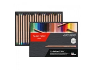 Caran d'Ache Luminance 6901 20 kolorów PORTRAIT - komplet kredek artystycznych
