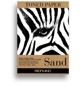 FABRIANO Toned Paper Pad SAND 120g 50ark. - blok rysunkowy