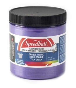Speedball Opaque Fabric Screen Printing Ink AMETHYST - farba do sitodruku na tkaninach