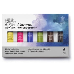 Winsor&Newton Cotman 6 tube collection 6x8ml - komplet farb akwarelowych
