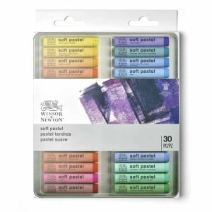 W&N Soft Pastels 30 kolorów - komplet pasteli suchych