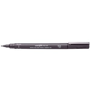 uni Pin Fine Line DARK GREY Brush - pisak rysunkowy