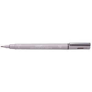 uni Pin Fine Line LIGHT GREY Brush - pisak rysunkowy