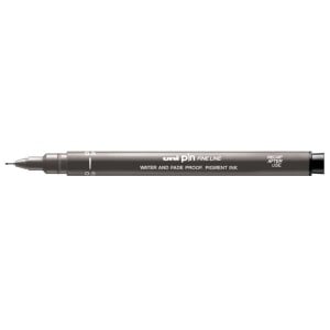 uni Pin Fine Line DARK GREY 0,5mm - cienkopis rysunkowy