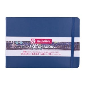 Art Creation Sketch Book NAVY BLUE 140g 80 ark - szkicownik książkowy
