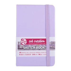 Art Creation Sketch Book PASTEL VIOLET 140g 80 ark - szkicownik książkowy