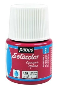 Pebeo Setacolor 45ml Raspberry - farba do tkanin