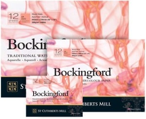 BOCKINGFORD Watercolour Pad HP 300gsm 12 ark. -  Blok Akwarelowy