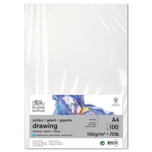 WN Drawing Paper Medium A4 150g Jumbo pack 100ark - ryza papieru rysunkowego