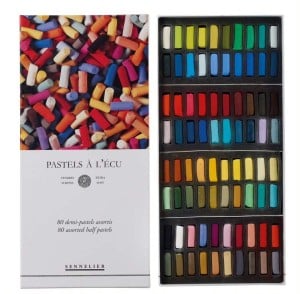 Sennelier Extra Soft Pastels "Assorted" 80 kolorów x 1/2 - komplet pasteli suchych