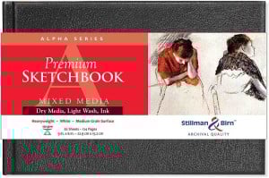 S&B seria Alpha Twarda Oprawa 150 gsm 62ark  - blok premium