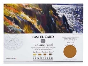 Sennelier Pastel Card "Earth Tonesl" 360g 6 ark. - blok do pasteli