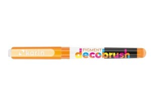 Pigment Decobrush Marker bright orange 021U - Marker pigmentowy pędzelkowy