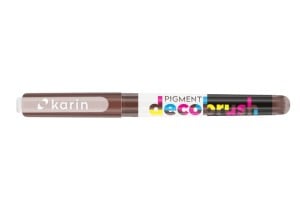 Pigment Decobrush Marker cocoa 1817U - Marker pigmentowy pędzelkowy