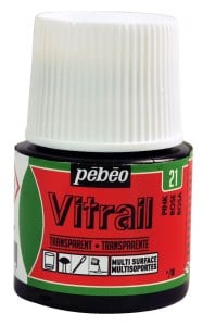 Vitrail Transparent 21 PINK - farba witrażowa