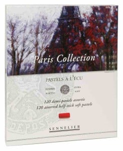 Sennelier Extra Soft Pastels "Paris Collection" 120 kolorów x 1/2 - komplet pasteli suchych