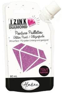 IZINK Diamond Farba brokatowa HALO Brzoskwiniowa 80 ml