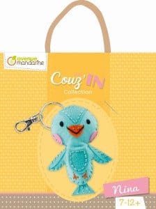 Zestaw kreatywny "Mini Couz'in" Nina - zestaw do uszycia breloczka