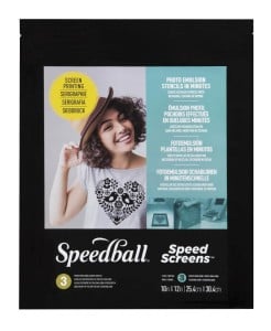 Speedball Speed Screens 25,4x30,4cm 3 arkusze - gotowe arkusze światłoczułe do sitodruku