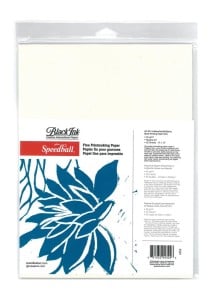 Speedball Unbleached Mulberry Block Printing Paper 45g 23x30cm 25ark - papier do linorytu