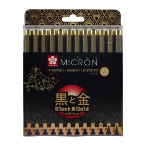 Pigma Micron Black Set 12 "Year of Sakura" - zestaw 3 cienkopisów (edycja limitowana)