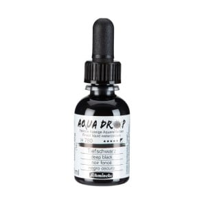 780 DEEP BLACK, płynna akwarela Aqua Drop Schmincke