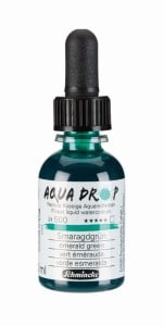 500 EMERALD GREEN, płynna akwarela Aqua Drop Schmincke