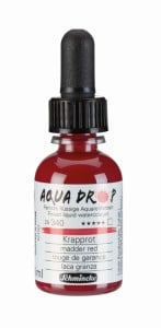 340 MADDER RED, płynna akwarela Aqua Drop Schmincke