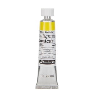 Schmincke Calligraphy Gouache LEMON YELLOW - grasz kaligraficzny
