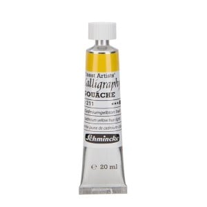Schmincke Calligraphy Gouache CADMIUM YELLOW LIGHT Hue - grasz kaligraficzny